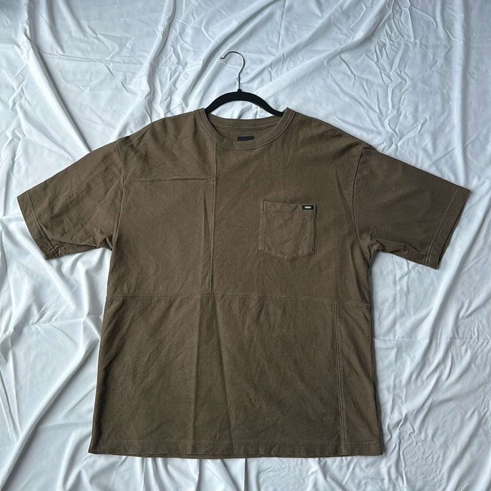 Vans Men's Brown Patchwork T-Shirt